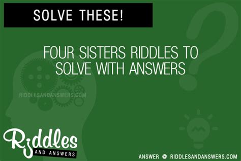 302 Found. . Donna of the four sisters riddle answer